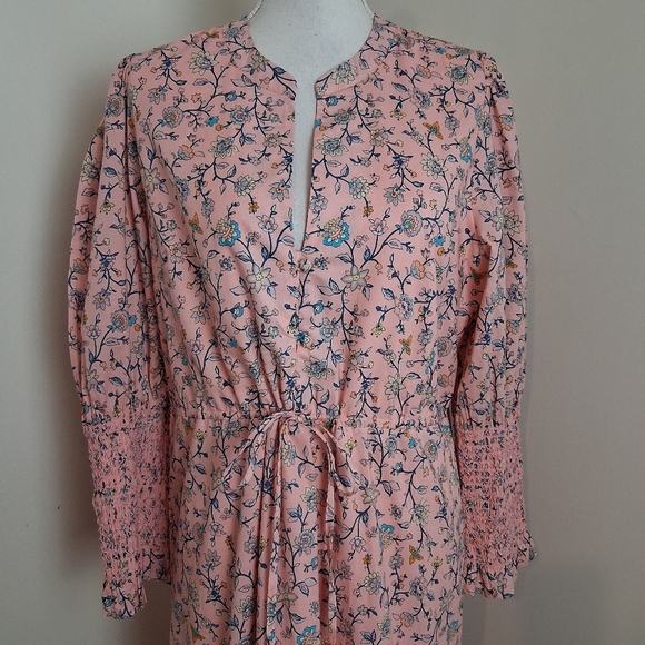 Tuckernuck Hyacinth House Light Pink Floral Lucille Maxi Dress Size Large NWOT - Picture 13 of 14